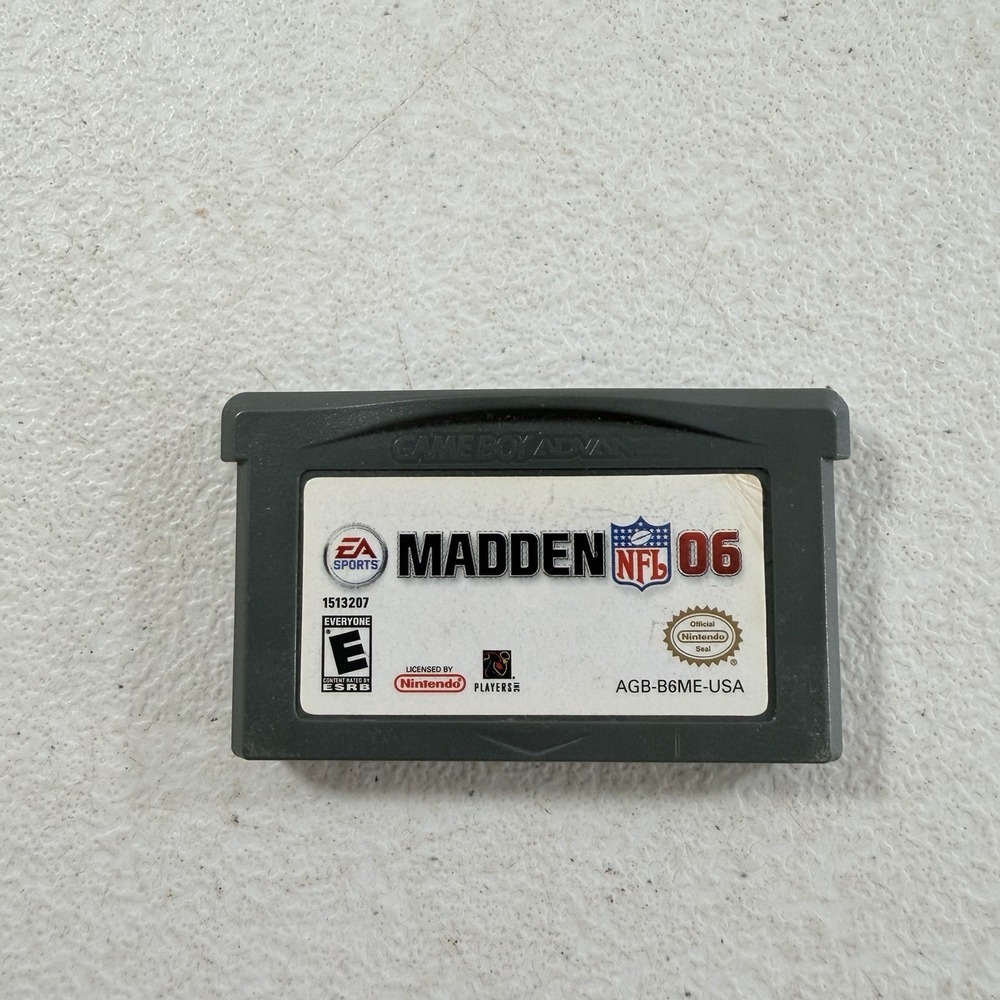 Madden NFL 06 Nintendo Game Boy Advance GBA Cartridge Only TESTED WORKING